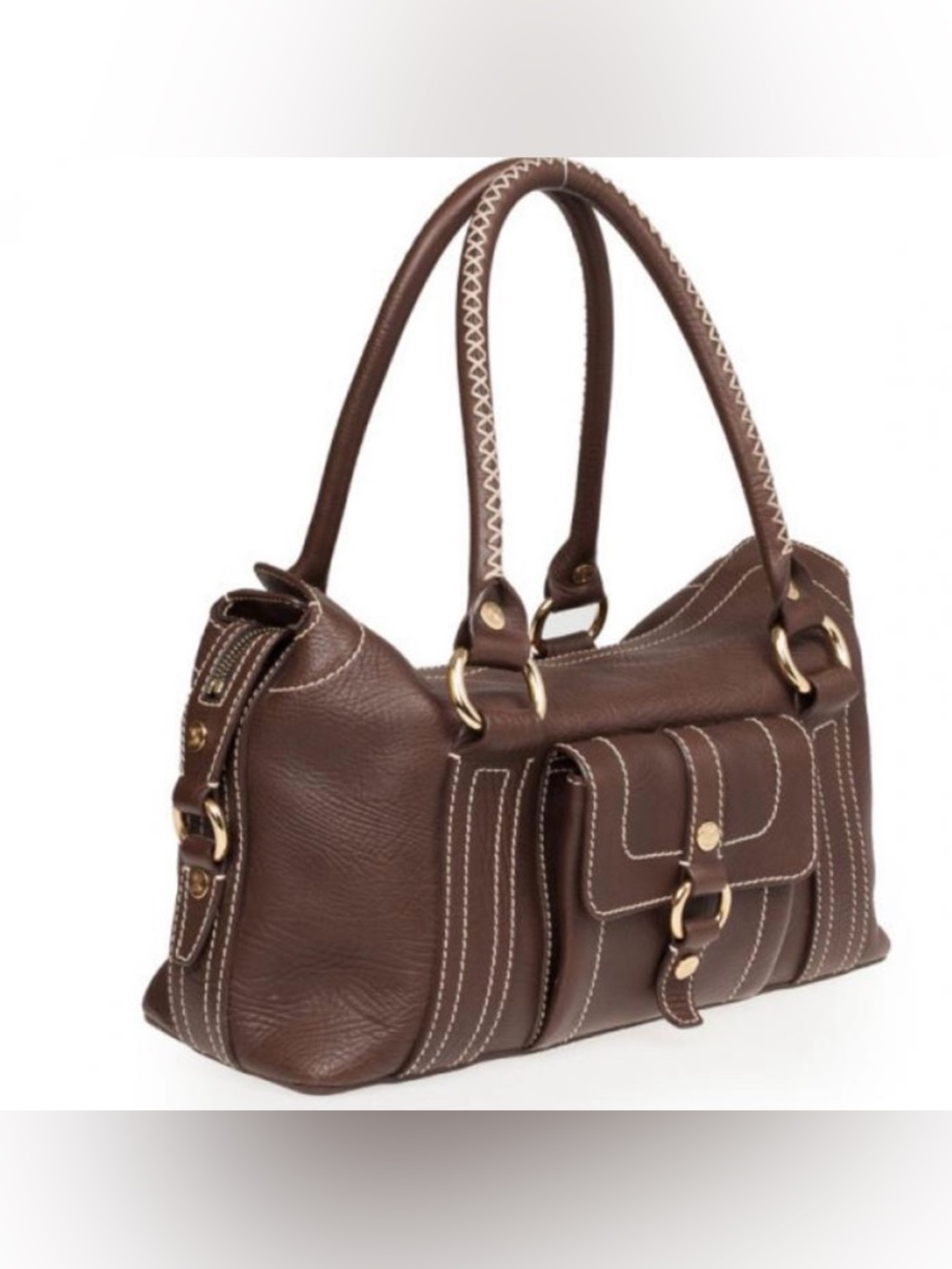 CELINE Boogie Brown Leather Bag - Picture 3 of 13